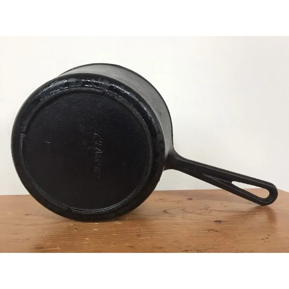 Vintage Classic Brand Seasoned Cast Iron Soup Sauce Bean Pot Cookware 7
